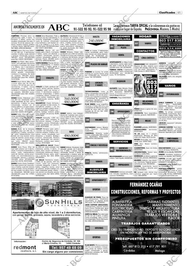 ABC CORDOBA 19-07-2005 página 65