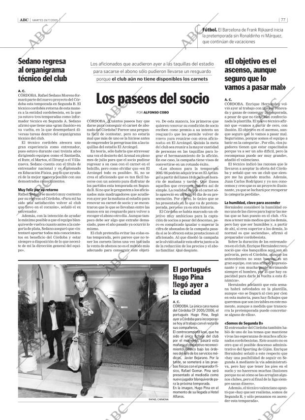 ABC CORDOBA 19-07-2005 página 77