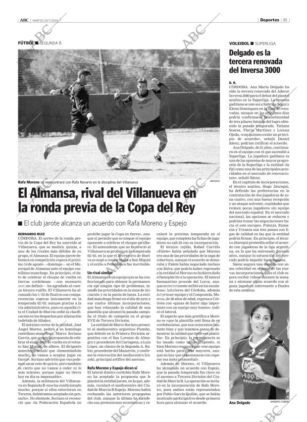 ABC CORDOBA 19-07-2005 página 81