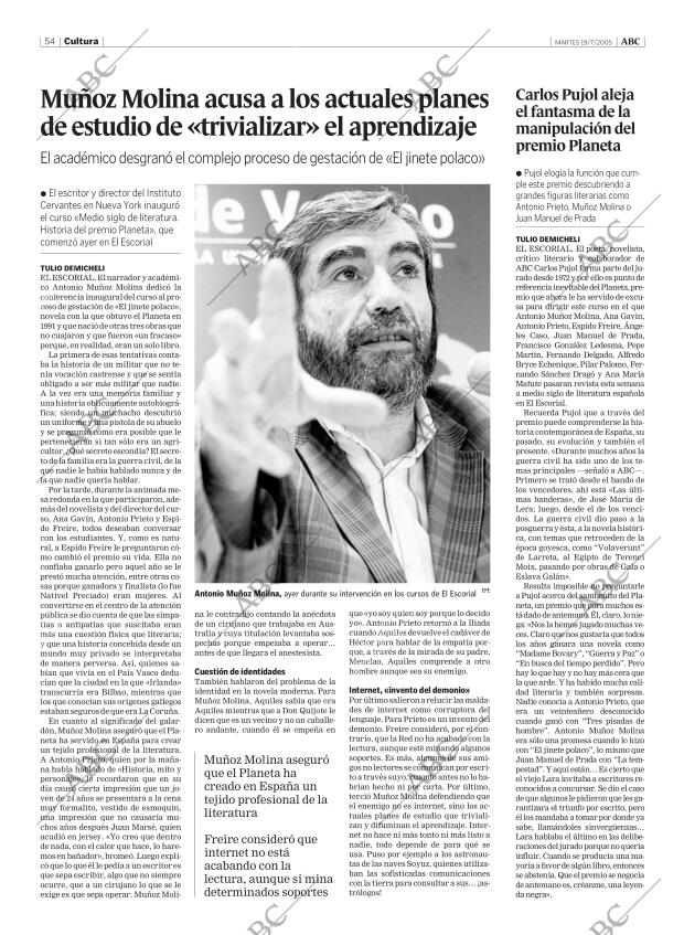ABC MADRID 19-07-2005 página 54