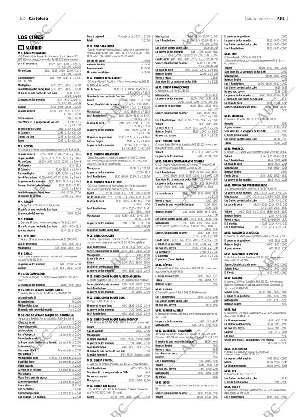 ABC MADRID 19-07-2005 página 58