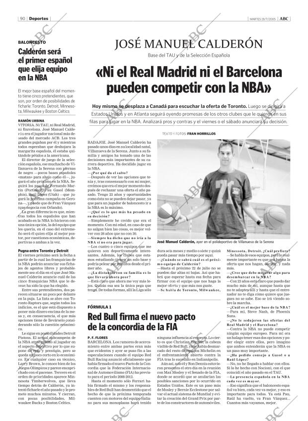 ABC MADRID 19-07-2005 página 90