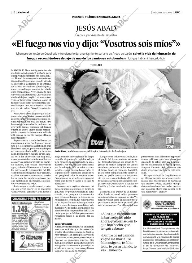 ABC CORDOBA 20-07-2005 página 16