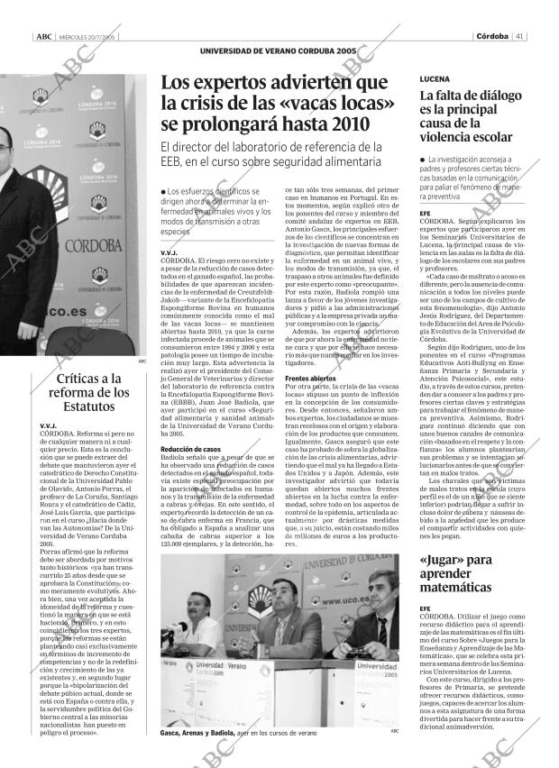 ABC CORDOBA 20-07-2005 página 41