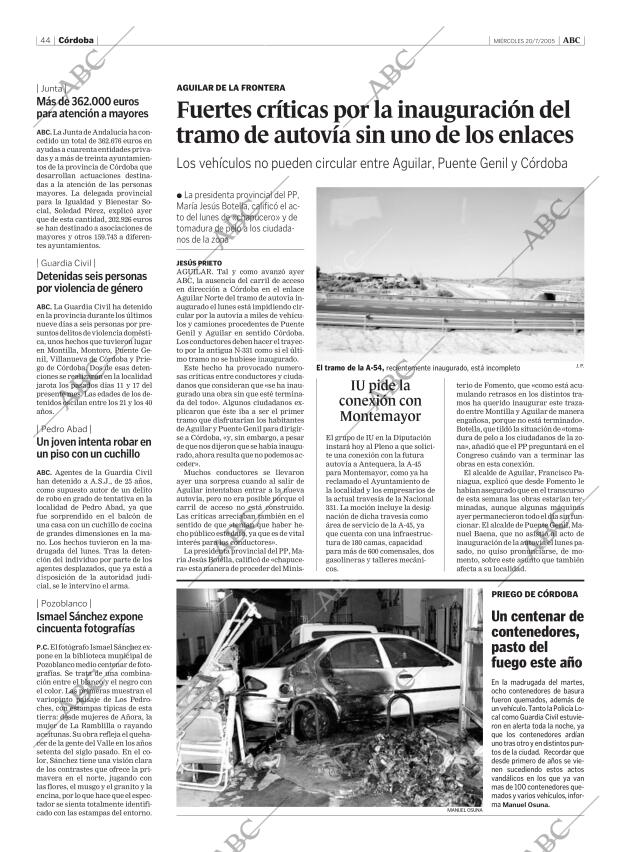 ABC CORDOBA 20-07-2005 página 44