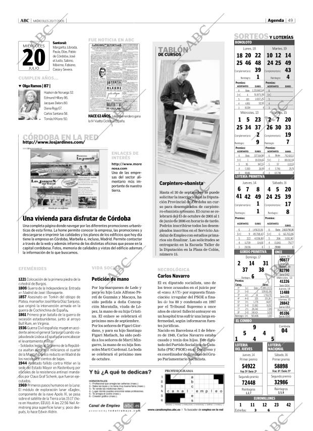 ABC CORDOBA 20-07-2005 página 49
