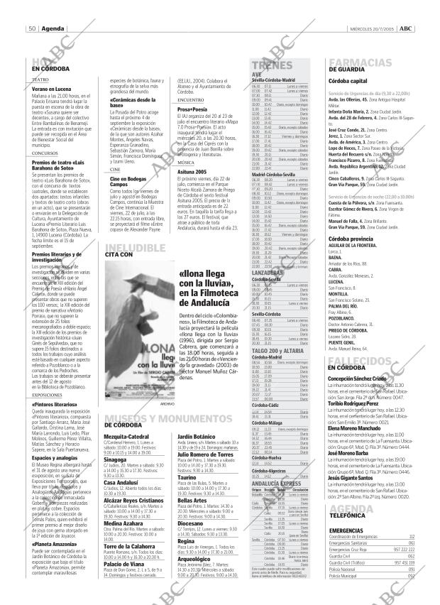 ABC CORDOBA 20-07-2005 página 50