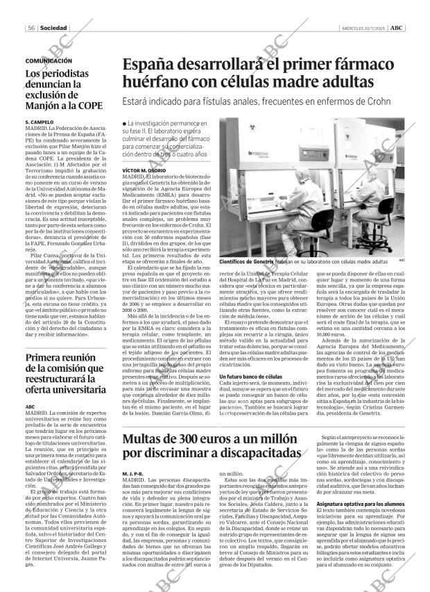 ABC CORDOBA 20-07-2005 página 56