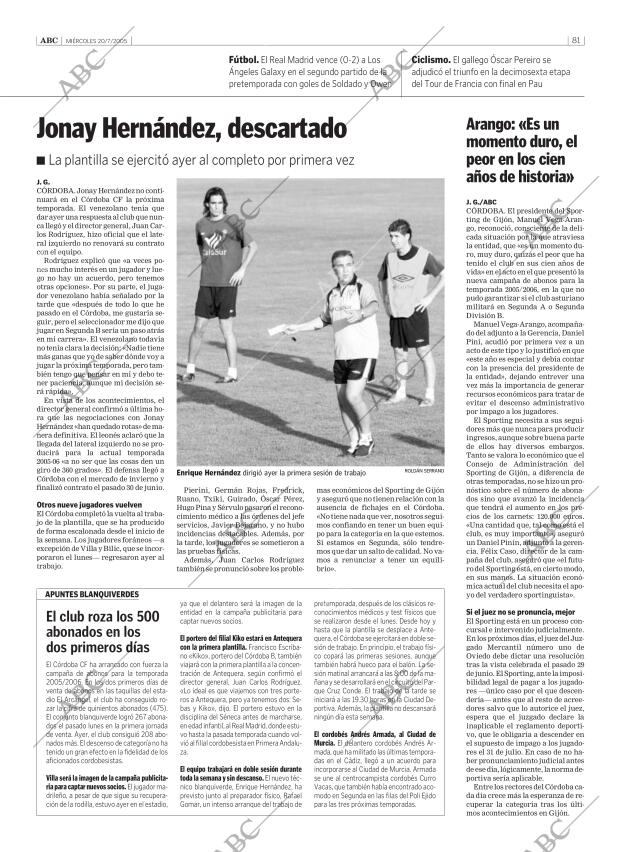 ABC CORDOBA 20-07-2005 página 81