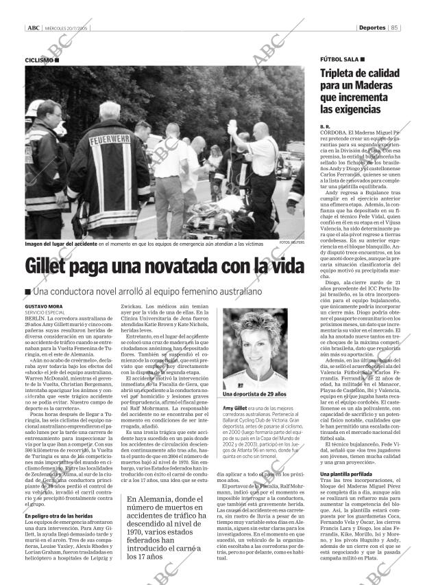 ABC CORDOBA 20-07-2005 página 85