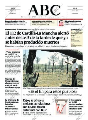 ABC MADRID 20-07-2005 página 1