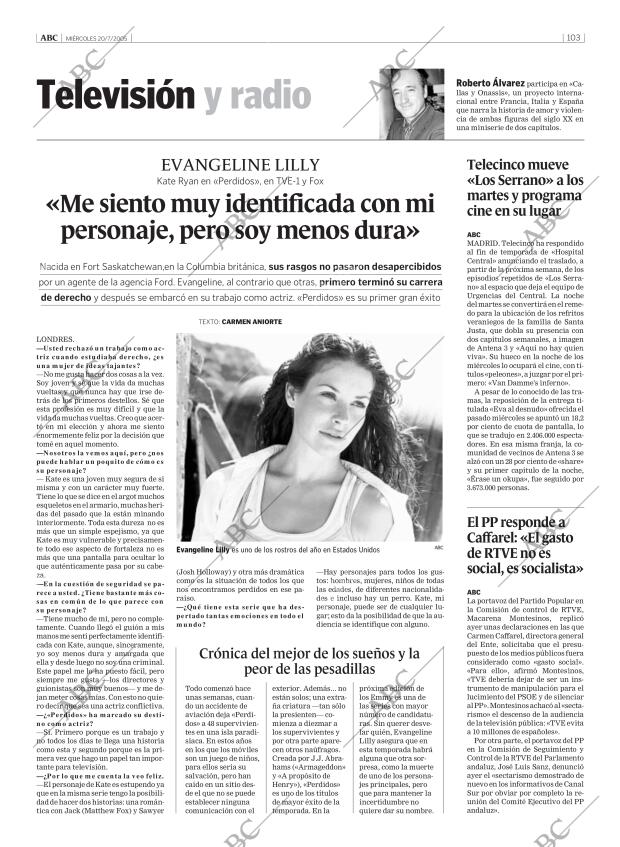 ABC MADRID 20-07-2005 página 103