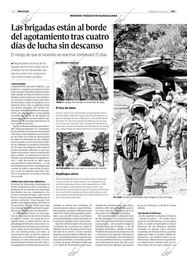 ABC MADRID 20-07-2005 página 14