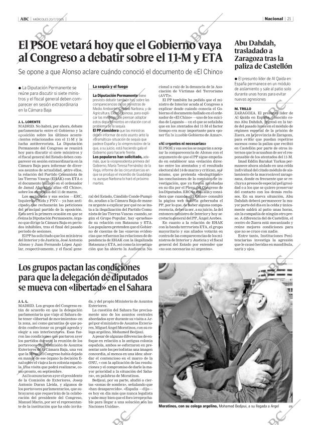 ABC MADRID 20-07-2005 página 21