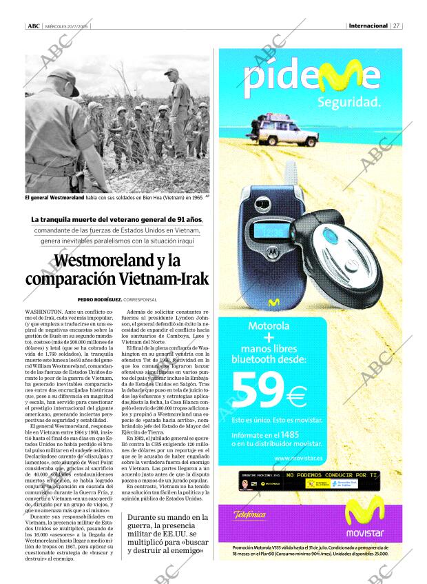 ABC MADRID 20-07-2005 página 27