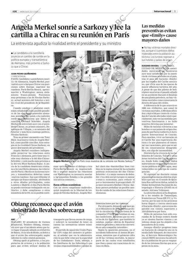 ABC MADRID 20-07-2005 página 31