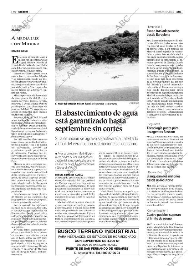 ABC MADRID 20-07-2005 página 40