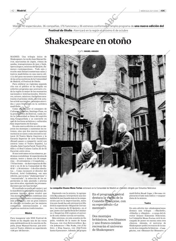 ABC MADRID 20-07-2005 página 42