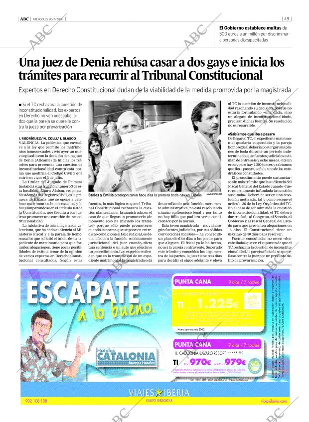 ABC MADRID 20-07-2005 página 49