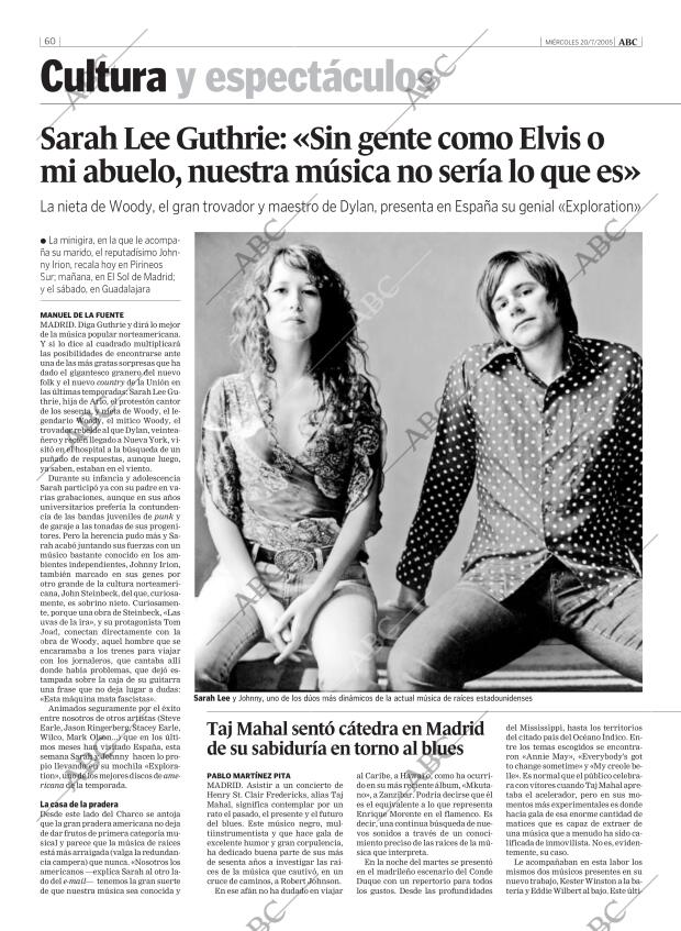 ABC MADRID 20-07-2005 página 60