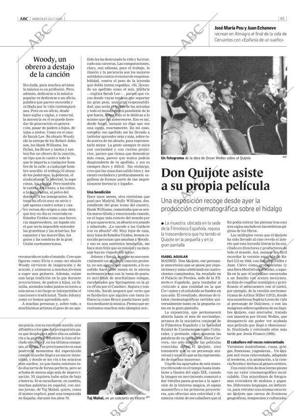 ABC MADRID 20-07-2005 página 61
