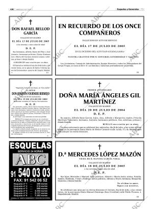ABC MADRID 20-07-2005 página 73