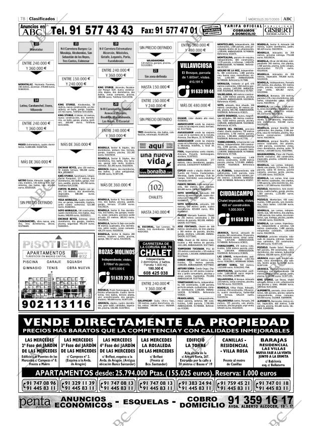 ABC MADRID 20-07-2005 página 78
