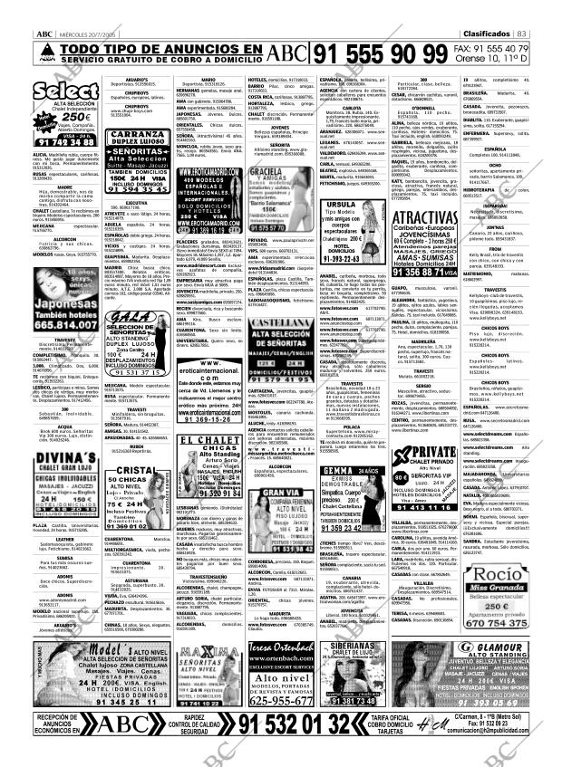 ABC MADRID 20-07-2005 página 83
