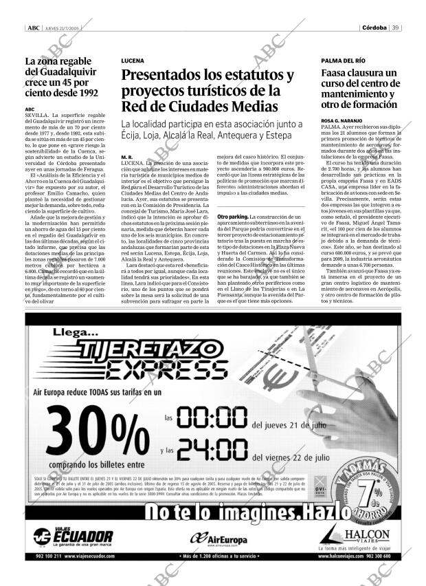 ABC CORDOBA 21-07-2005 página 39
