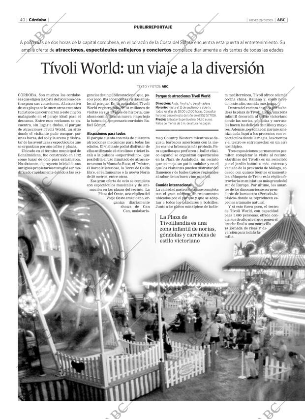 ABC CORDOBA 21-07-2005 página 40
