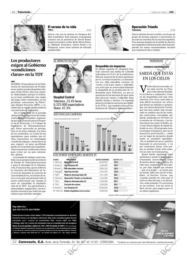 ABC CORDOBA 21-07-2005 página 84