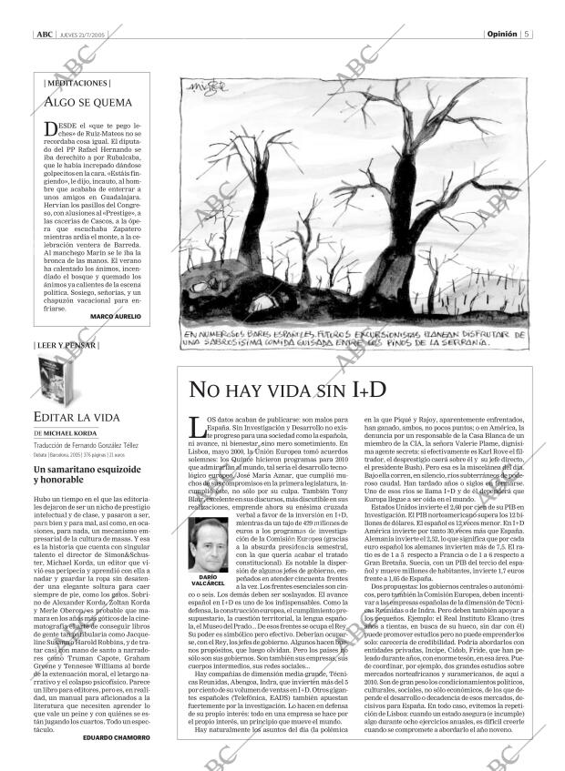 ABC MADRID 21-07-2005 página 5