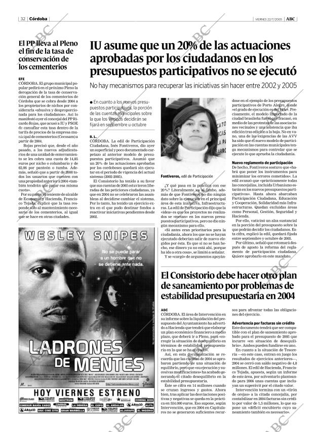 ABC CORDOBA 22-07-2005 página 32