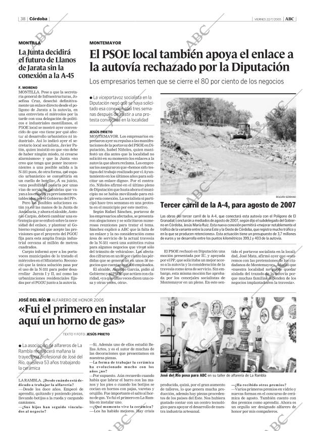 ABC CORDOBA 22-07-2005 página 38