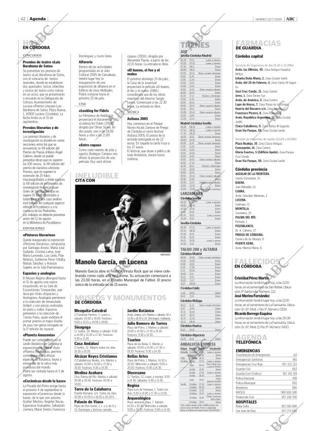 ABC CORDOBA 22-07-2005 página 42