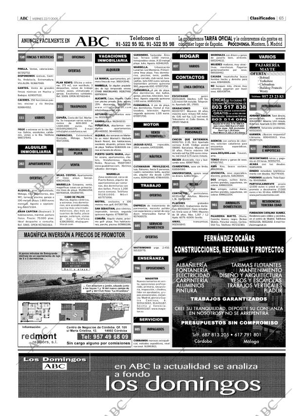 ABC CORDOBA 22-07-2005 página 65