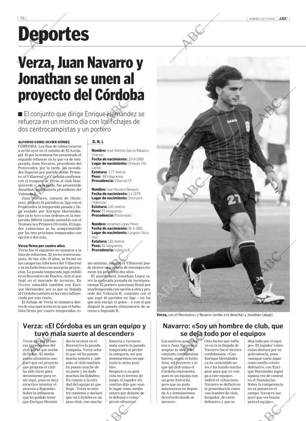 ABC CORDOBA 22-07-2005 página 76