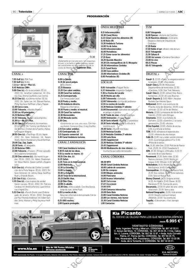 ABC CORDOBA 22-07-2005 página 90