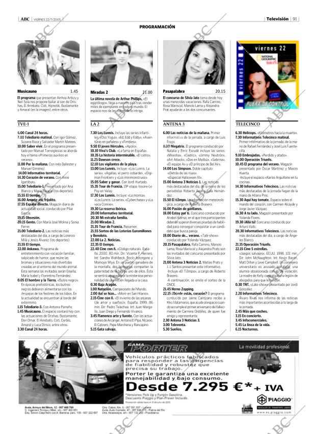 ABC CORDOBA 22-07-2005 página 91