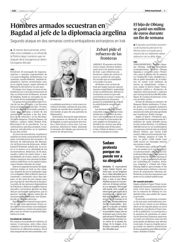 ABC MADRID 22-07-2005 página 31