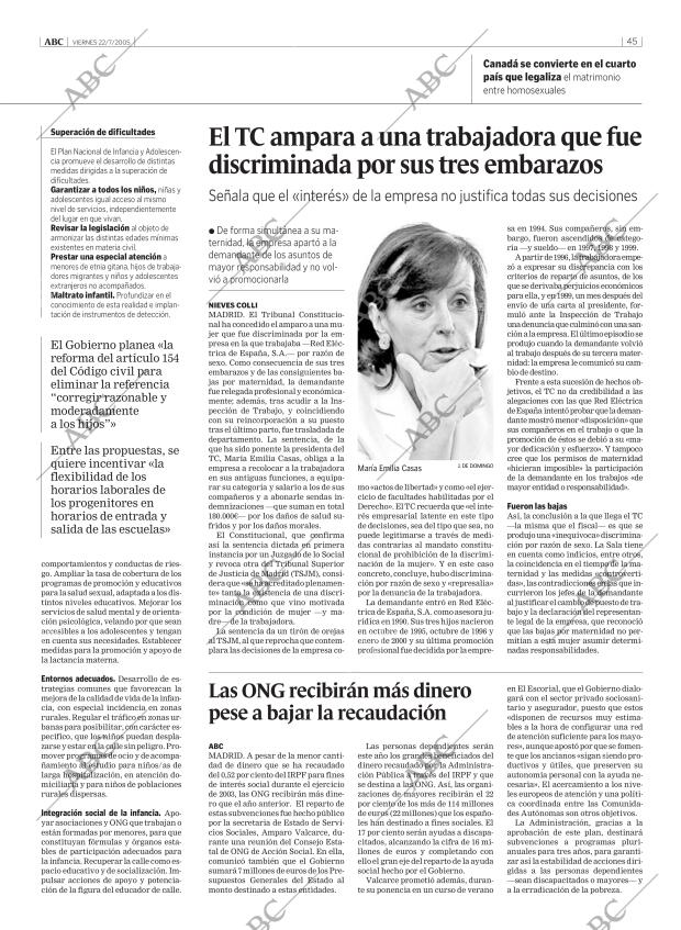 ABC MADRID 22-07-2005 página 45