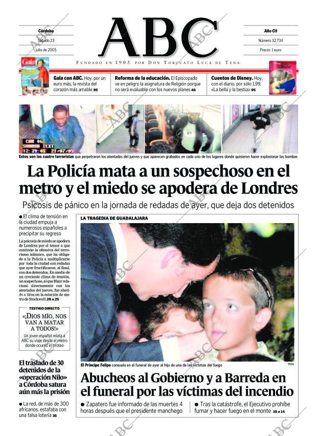 ABC CORDOBA 23-07-2005 página 1