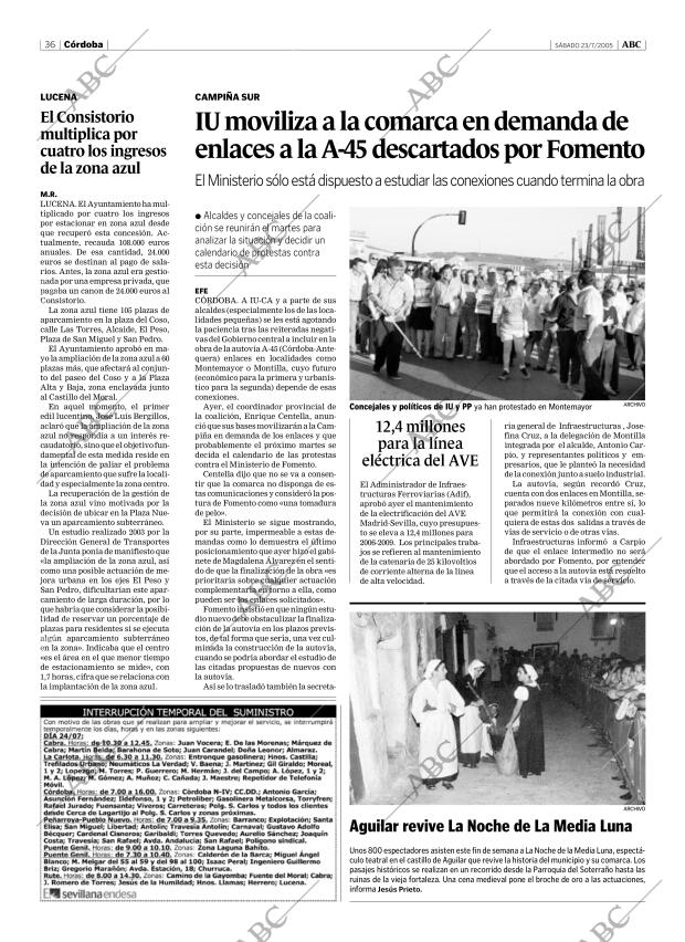ABC CORDOBA 23-07-2005 página 36