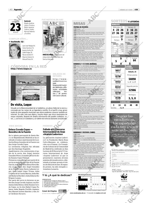 ABC CORDOBA 23-07-2005 página 40