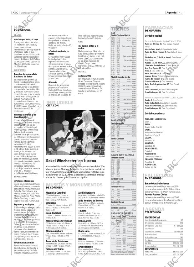ABC CORDOBA 23-07-2005 página 41