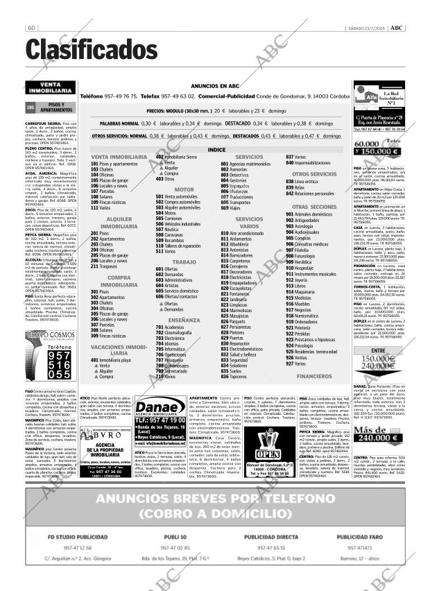 ABC CORDOBA 23-07-2005 página 60