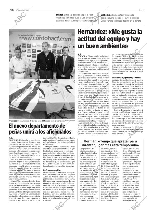 ABC CORDOBA 23-07-2005 página 71
