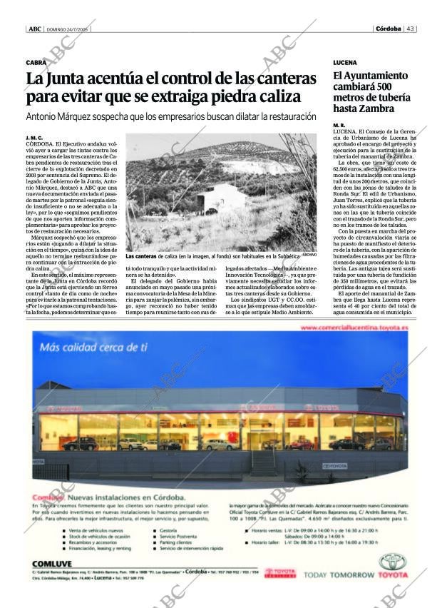ABC CORDOBA 24-07-2005 página 43