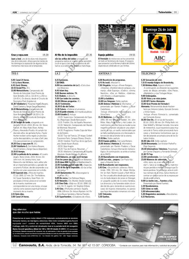ABC CORDOBA 24-07-2005 página 99