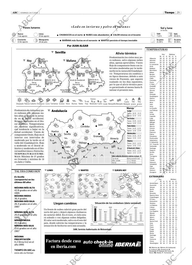ABC SEVILLA 24-07-2005 página 29